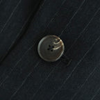 BLUEFACED WOOL JACKET #CHARCOAL NAVY STRIPE [A25AJ01BS]