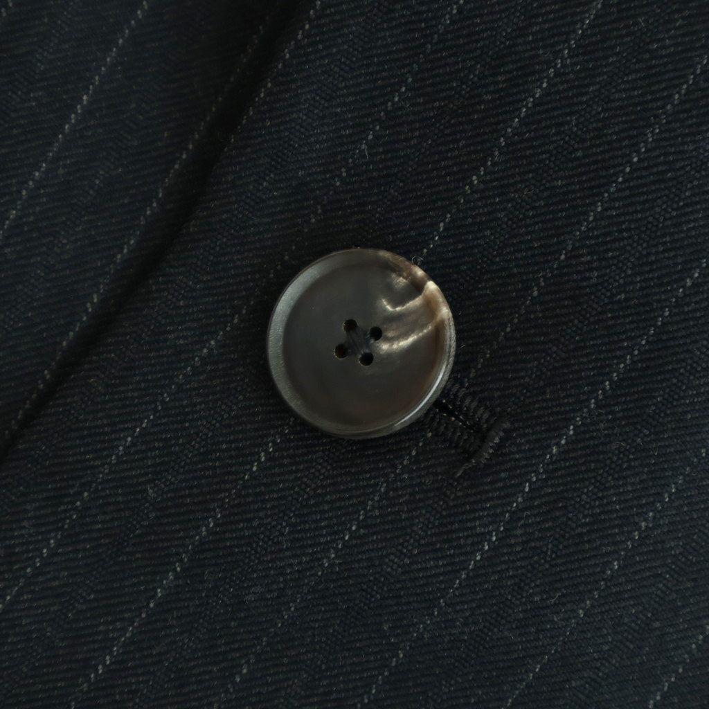 BLUEFACED WOOL JACKET #CHARCOAL NAVY STRIPE [A25AJ01BS]