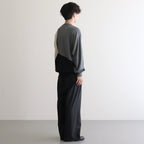 Fine Wool Intarsia Knit #NEUTRAL [GU243-80139]