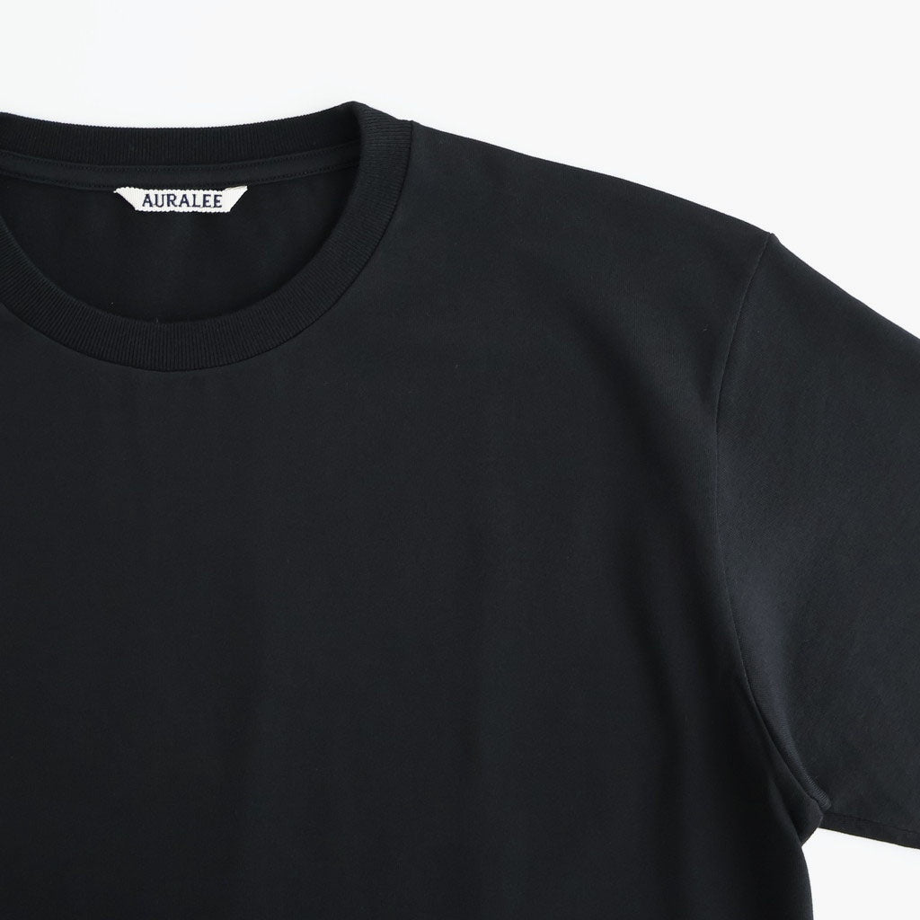 LUSTER PLAITING TEE #BLACK [A00P02GT]