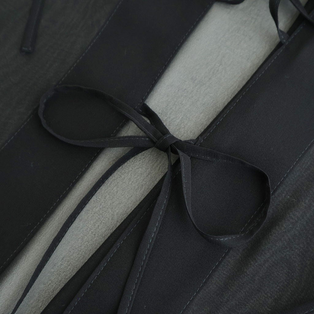 SHEER STRING SHIRT #BLACK [26440513]