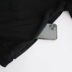 AZUMA Terry Crew Neck Sweat #BLACK [GU253-70240B]