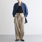 男性モデル(ハラ):172cm 58kg 着用サイズ：3