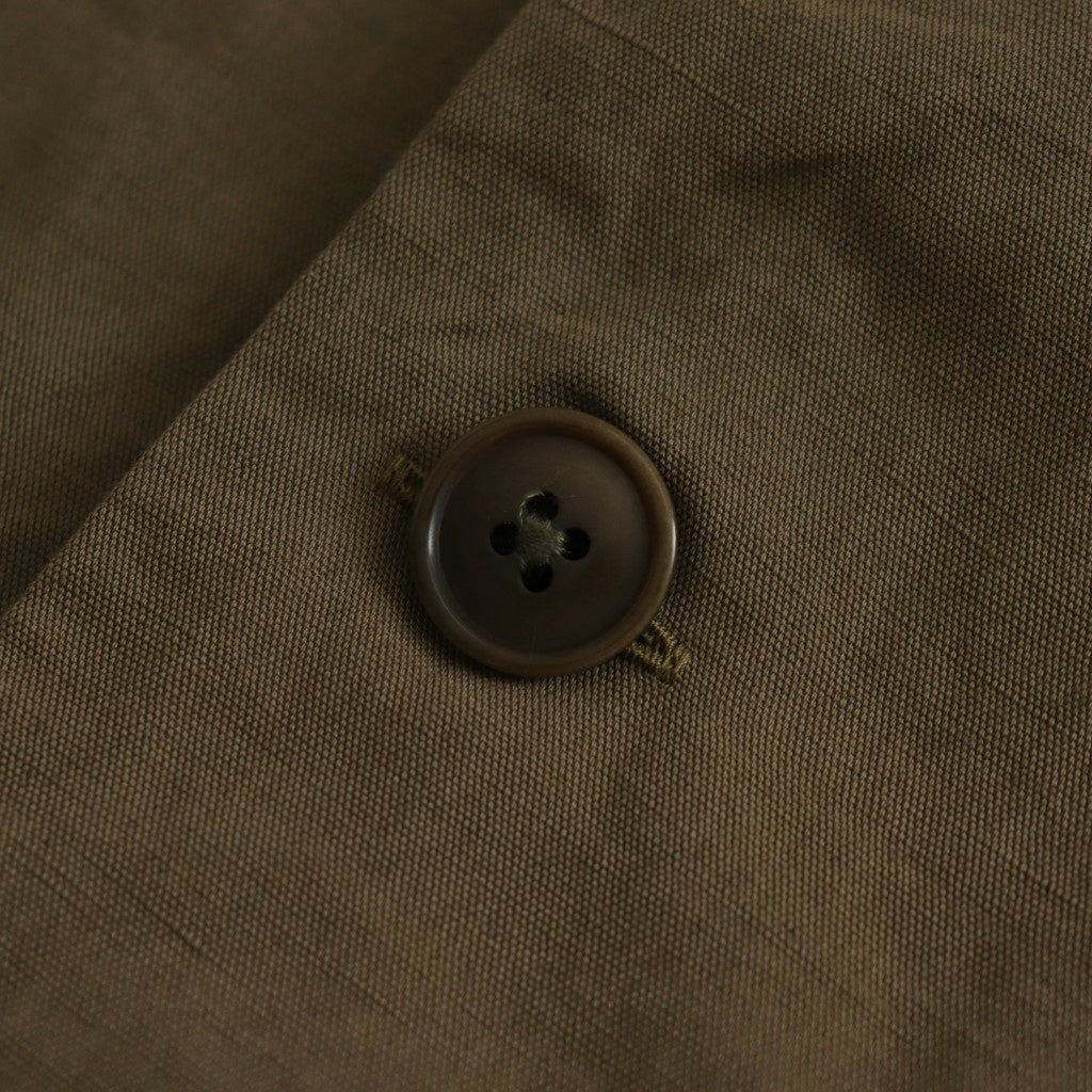 BUTTON VEST #olive [44558].