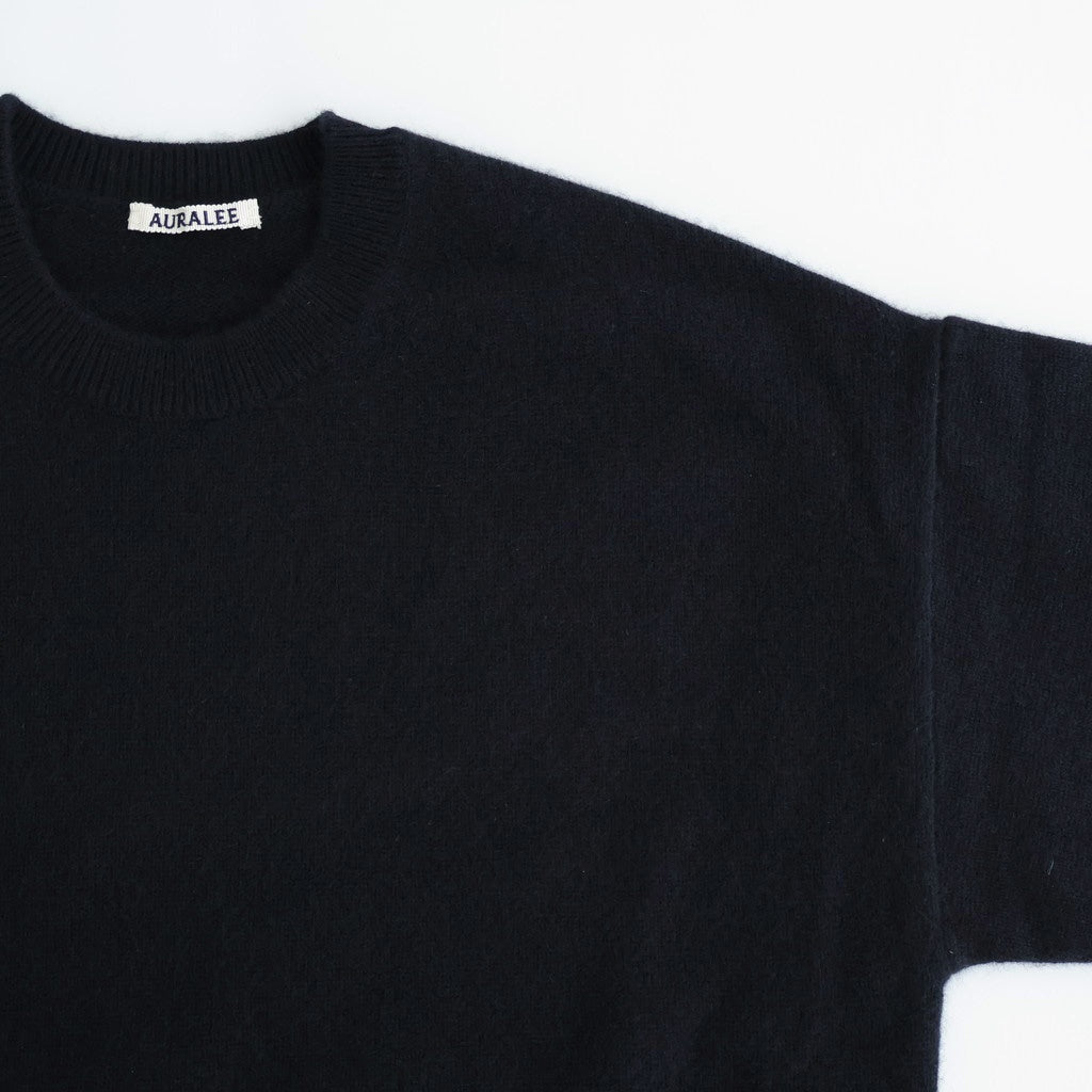 BABY CASHMERE KNIT P/O #TOP BLACK [A25AP02BC]