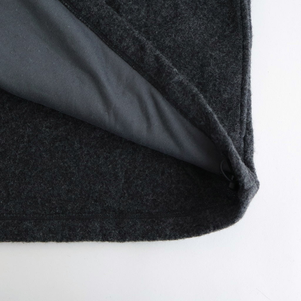 Wool Fleece Half Zip Pullover #CHARCOAL [YK25FW01090B]