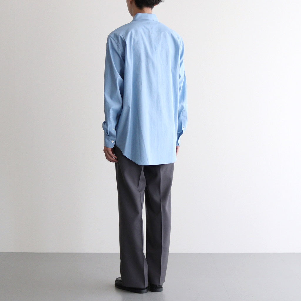 LIGHT WOOL MAX GABARDINE SLACKS #DARK GRAY [A25AP02MG]