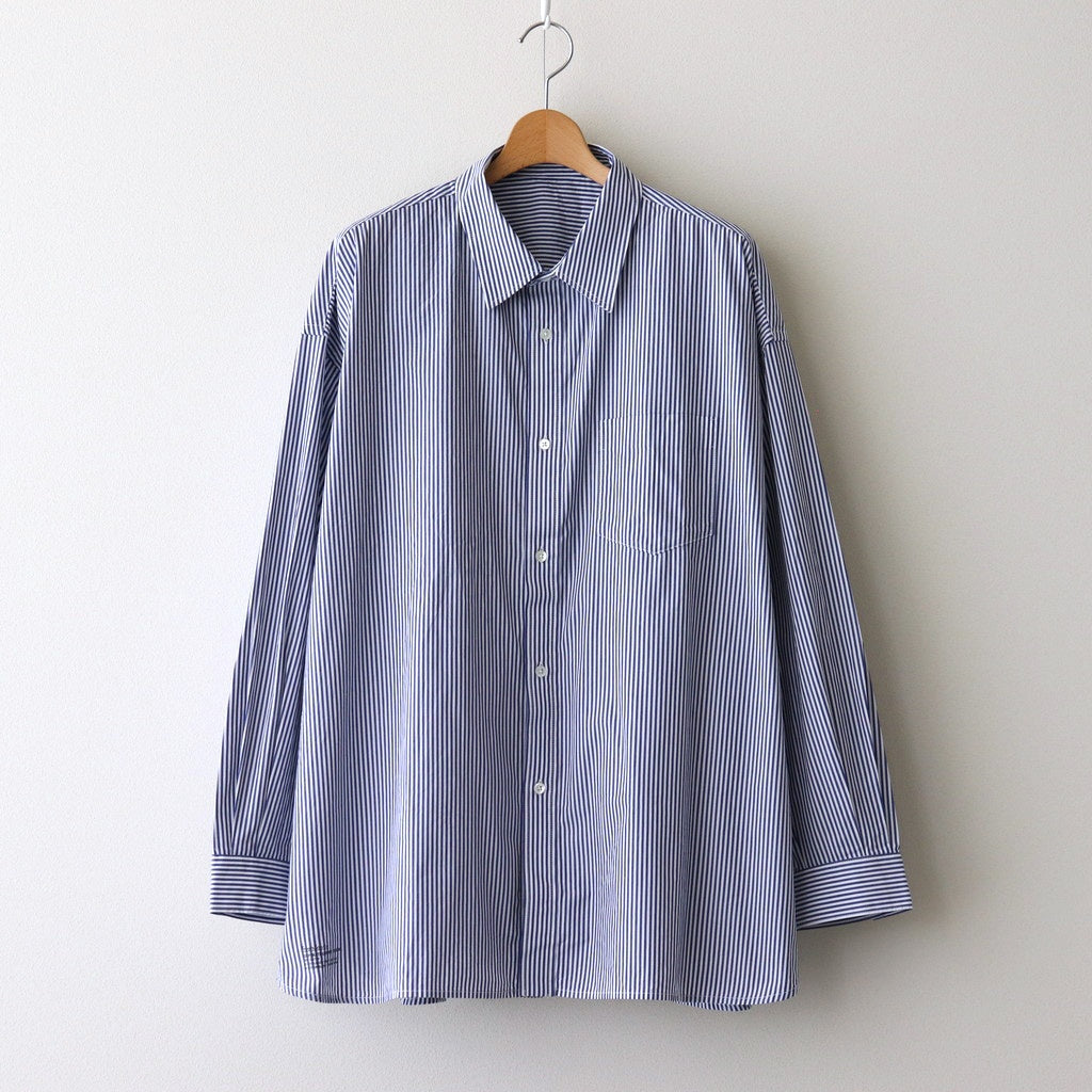 CORPORATE UNIFORM L/S SHIRT #BLUE STRIPE [FSC244-50105B]