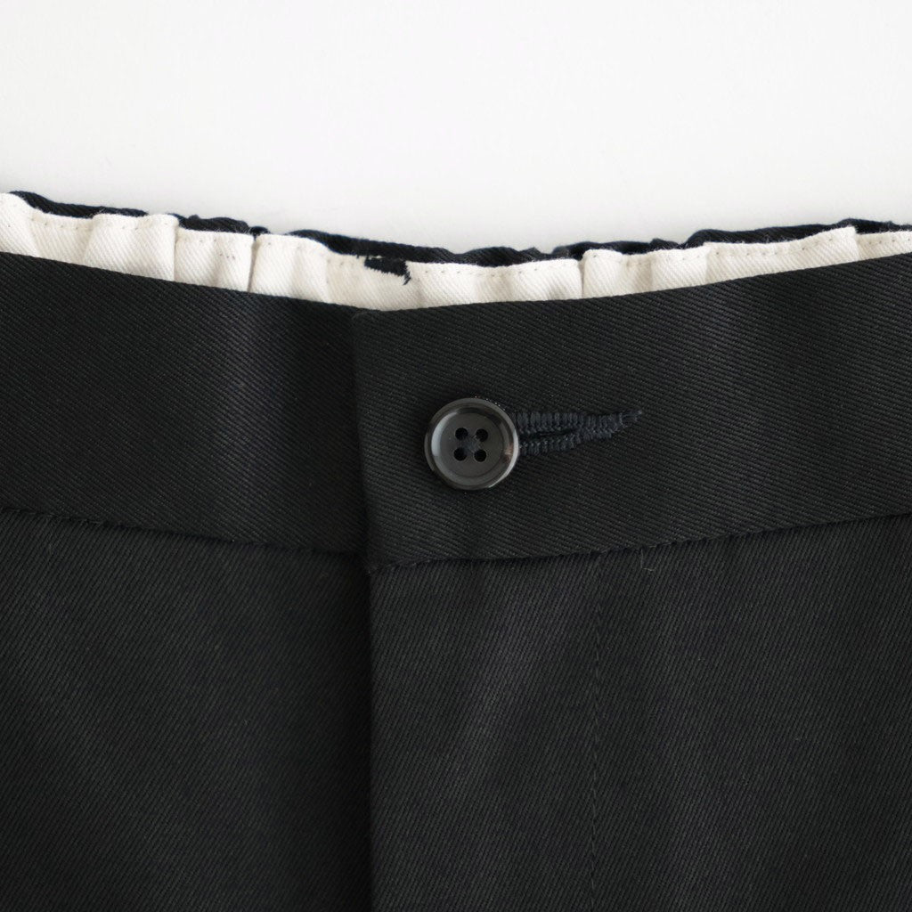 Westpoint Chino Wide Straight Trousers #BLACK [GM263-40165B]