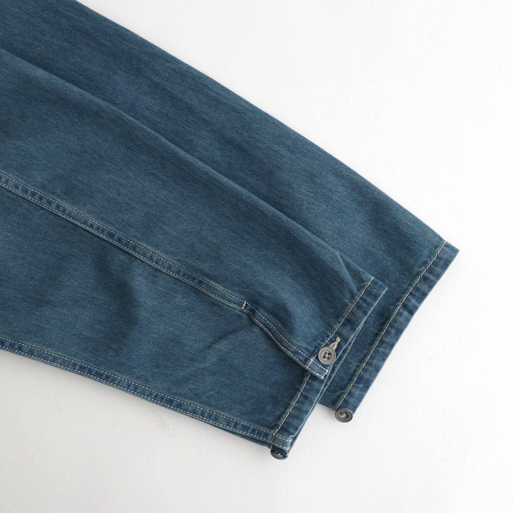 DENIM PULLOVER SHIRT #FADE INDIGO [FSC261-50187FB]