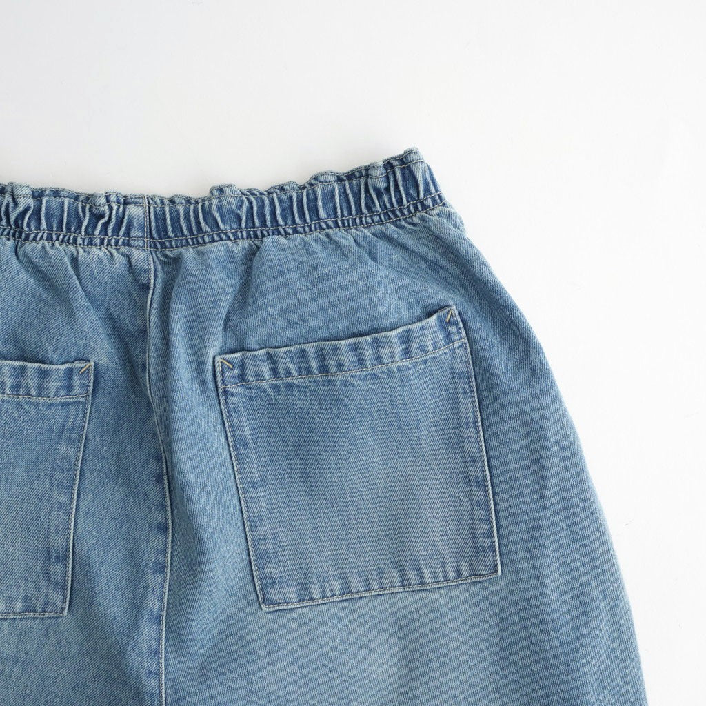 CORPORATE DENIM EASY PANTS #LIGHT WASH [FSC263-40154FB]