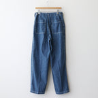 LIGHT-WEIGHT DENIM 1TUCK WIDE BAKER PANTS #INDIGO [YK25SS0931P]