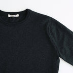 HIGH TWIST WOOL KNIT P/O #CHARCOAL [A25AP05CK]