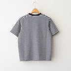 ムラ糸Tシャツ Slub Yarn T-Shirt #WHITE/NAVY [32061007]