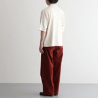 HIGH GAUGE TUSSAH SILK KNIT SKIPPER POLO #IVORY [A26SP02SJ]