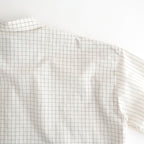 ショートスリーブトレンチシャツ #WHITE STRIPE [D126-T624]