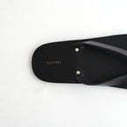 Leather Thong Sandals #D/BRN [12611018]