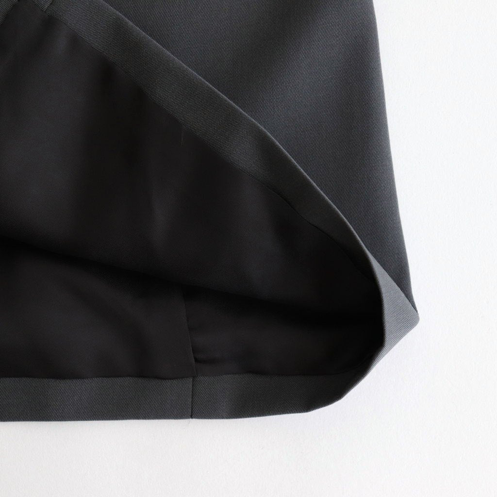 LIGHT WOOL MAX GABARDINE JACKET #DARK GRAY [A25AJ01MG]