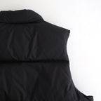 PUFFER REVERSIVLE VEST #BLACK x NAVY [25330203]