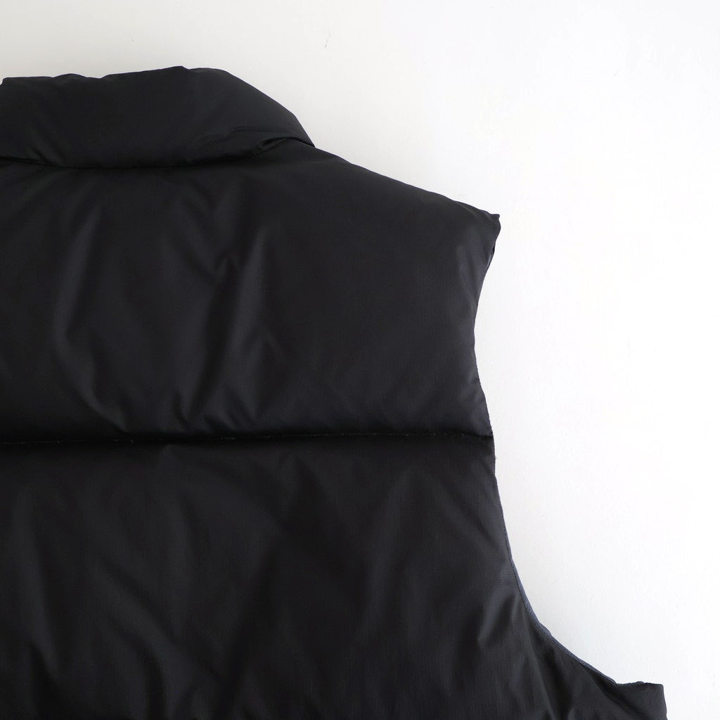 PUFFER REVERSIVLE VEST #BLACK x NAVY [25330203]