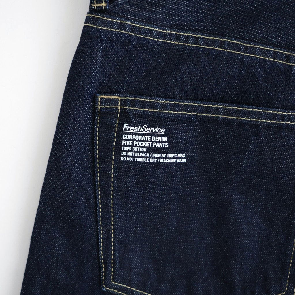 CORPORATE DENIM FIVE POCKET PANTS #ONE WASH [FSC263-40155OB]