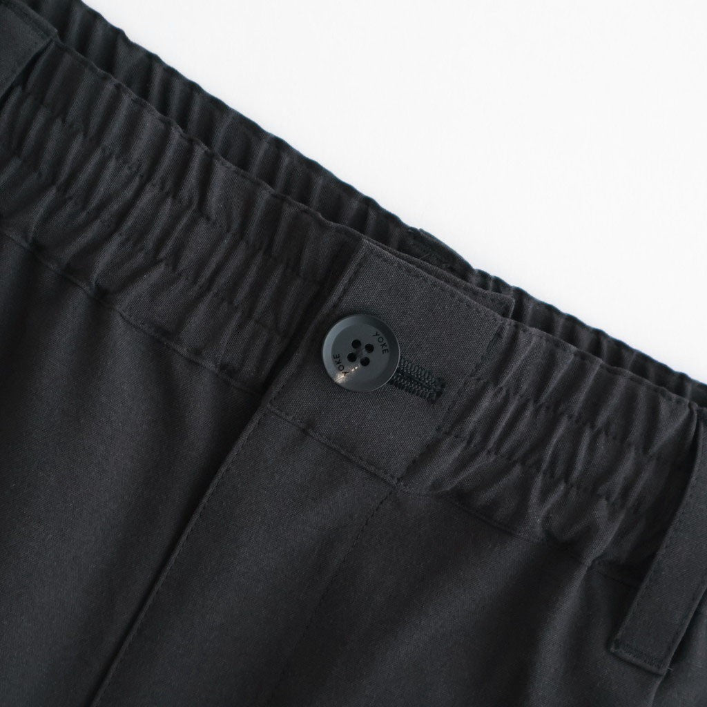 Wool Washer Tropical 2Pleated Easy Shorts #CARBON [YK26SS01174P]