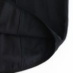 綿フライス×エステルウールラッセル×綿ダブルフェイスカットソー #BLACK [HP-T006-051]