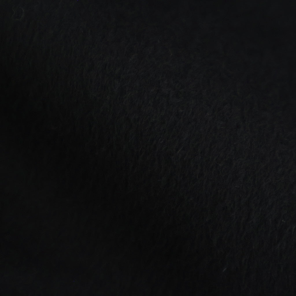 Light Melton Oversized Coat #BLACK [GU253-10270B]