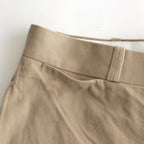 CHINO CLOTH PANTS WIDE #KHAKI [12654]