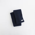MERINO LAMBS WOOL SOCKSTOLE #NAVY [R5128-AW25]