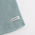 MERINO LAMBS WOOL SOCKSTOLE #L.BLUE [R5128-AW25]