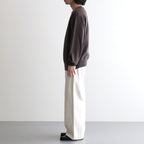 SILK NEP DENIM 5P WIDE PANTS #IVORY WHITE [A26AP02SD]
