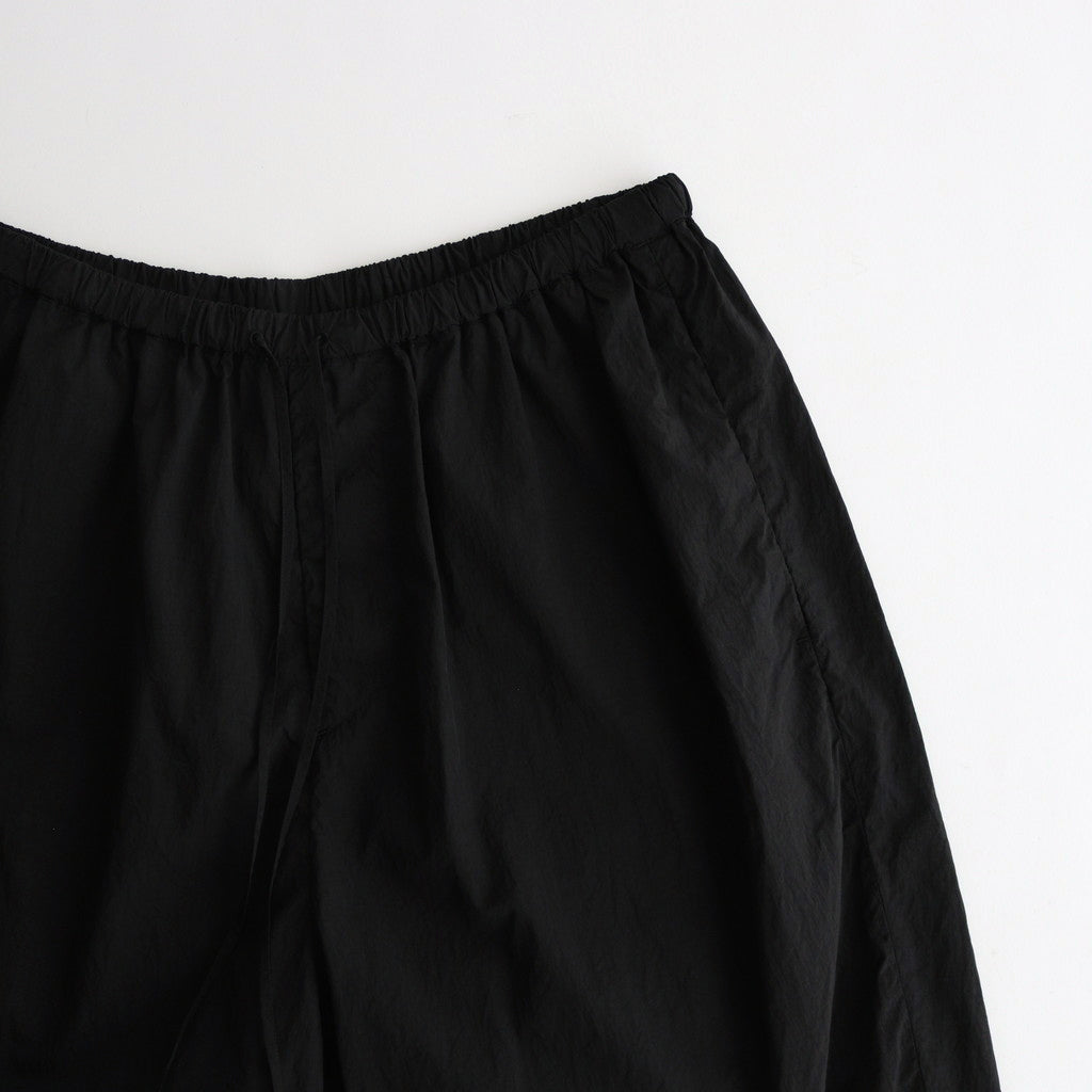 HAND DYED NYLON OVER PANTS #BLACK [PRAGCW0204]