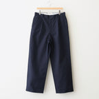 chino tuck straight #navy [15635]