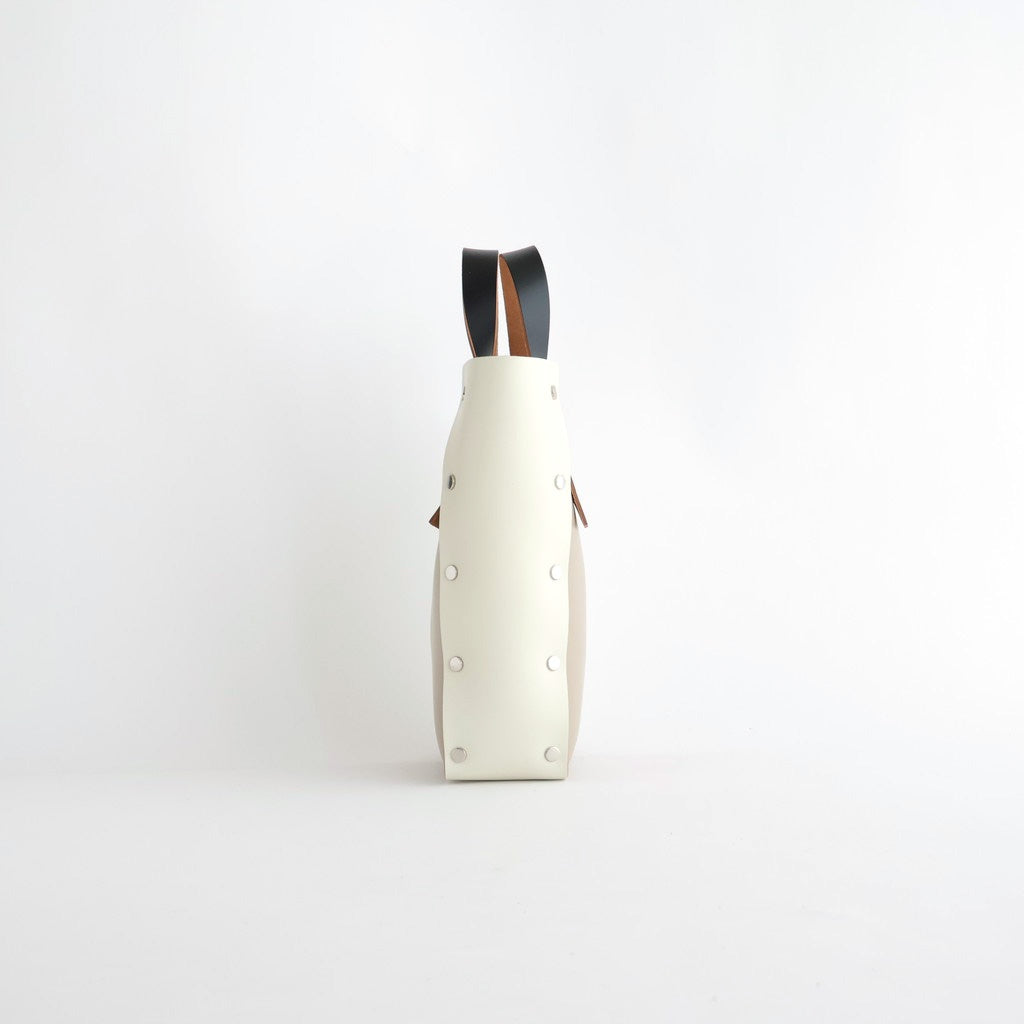 your choice // assemble hand bag tall S #black × beige [yc-rb-ats]