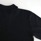 Volume Half Zip-up Knit #Onyx [AOEFKN006]