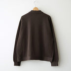 Co/Wo Moss Stitch Zip Blouson #BROWN [2603-003]