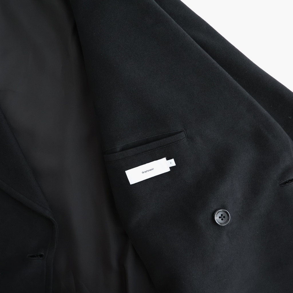 Supima Moleskin Coat #BLACK [GM263-10530B]