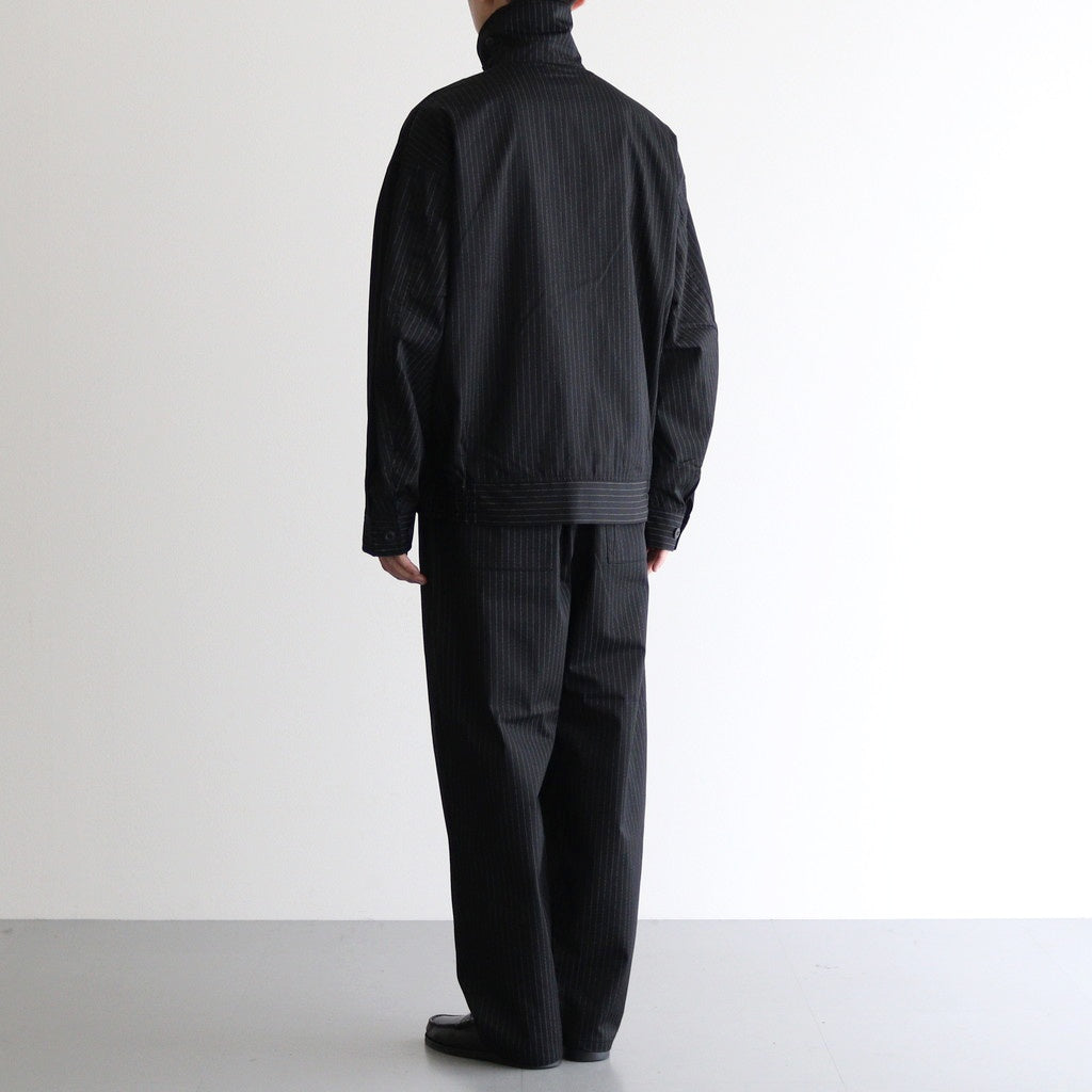 CORPORATE EASY PANTS #BLACK STRIPE [FSC253-40227B]