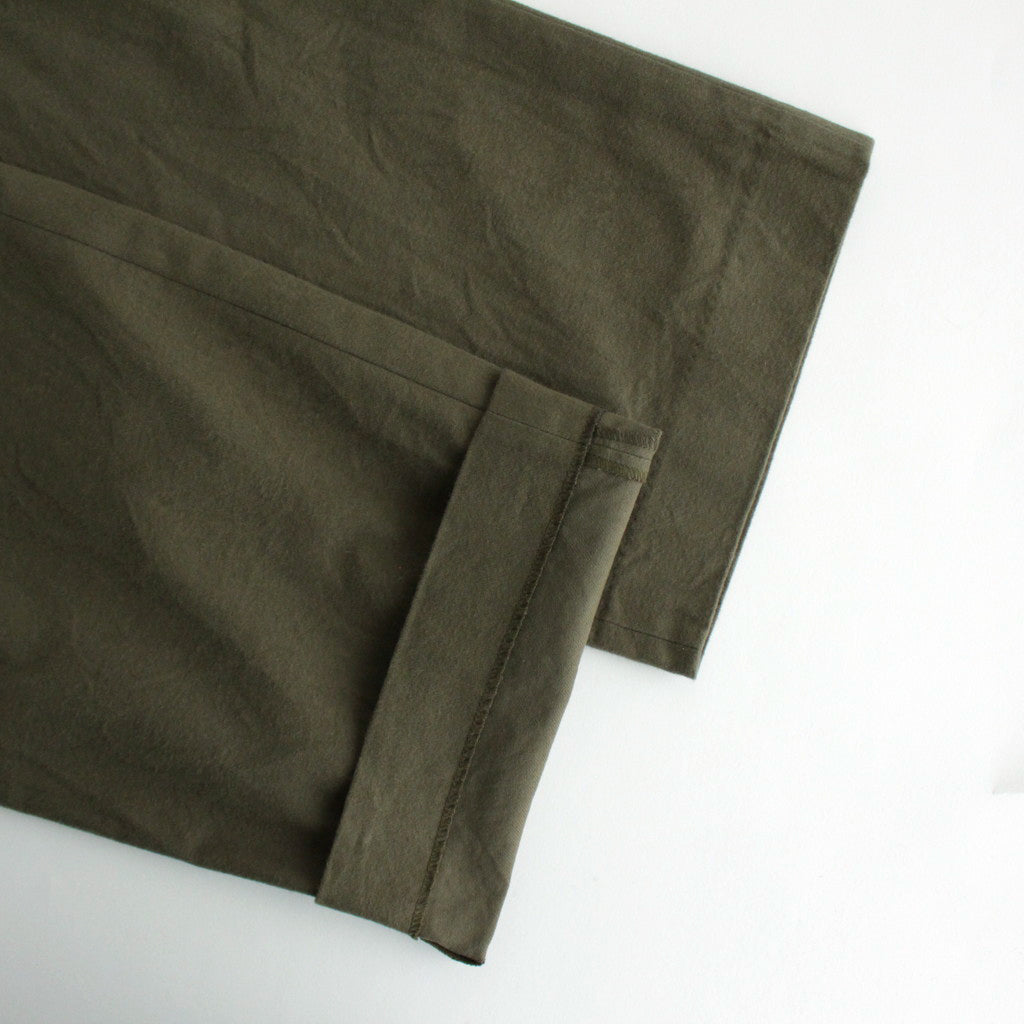 CHINO CLOTH PANTS TUCK STRAIGHT #olive [13659]