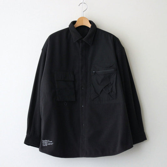 SYNTHETIC FLEECE SHIRT #BLACK [FSC243-30094]