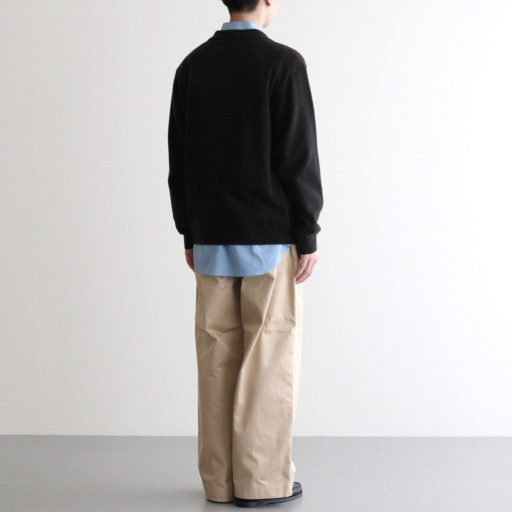 Westpoint Chino Wide Straight Trousers #BEIGE [GM253-40150B]