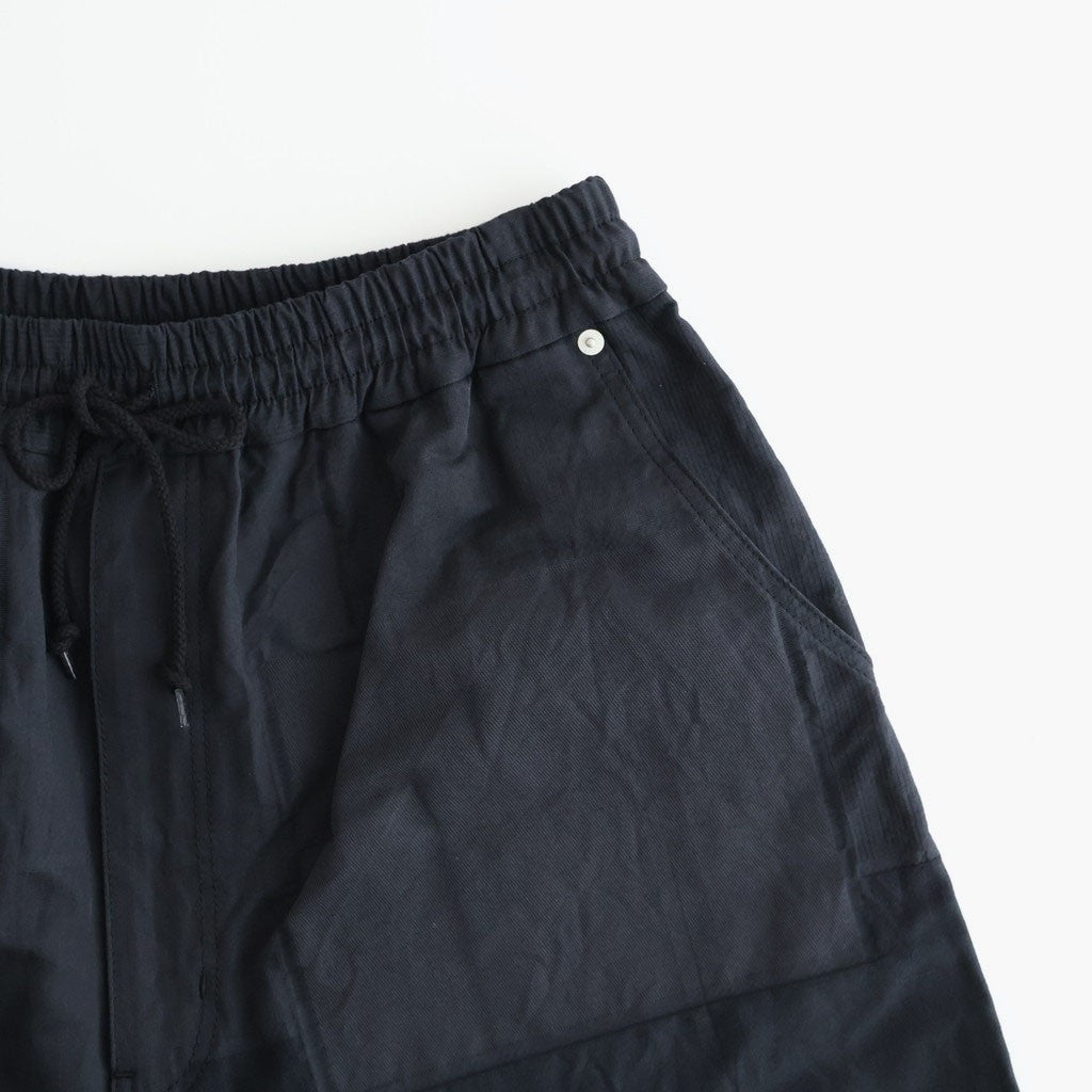 綿エステルジャカード ハーフパンツ #BLACK [HQ-P019-051] - ciacura