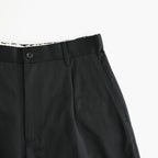 Westpoint Chino Wide Straight Trousers #BLACK [GM263-40165B]