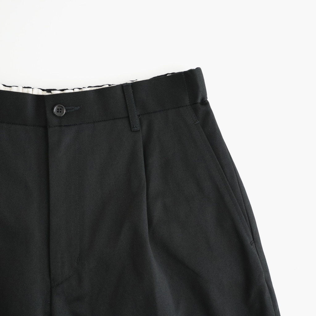 Westpoint Chino Wide Straight Trousers #BLACK [GM263-40165B]
