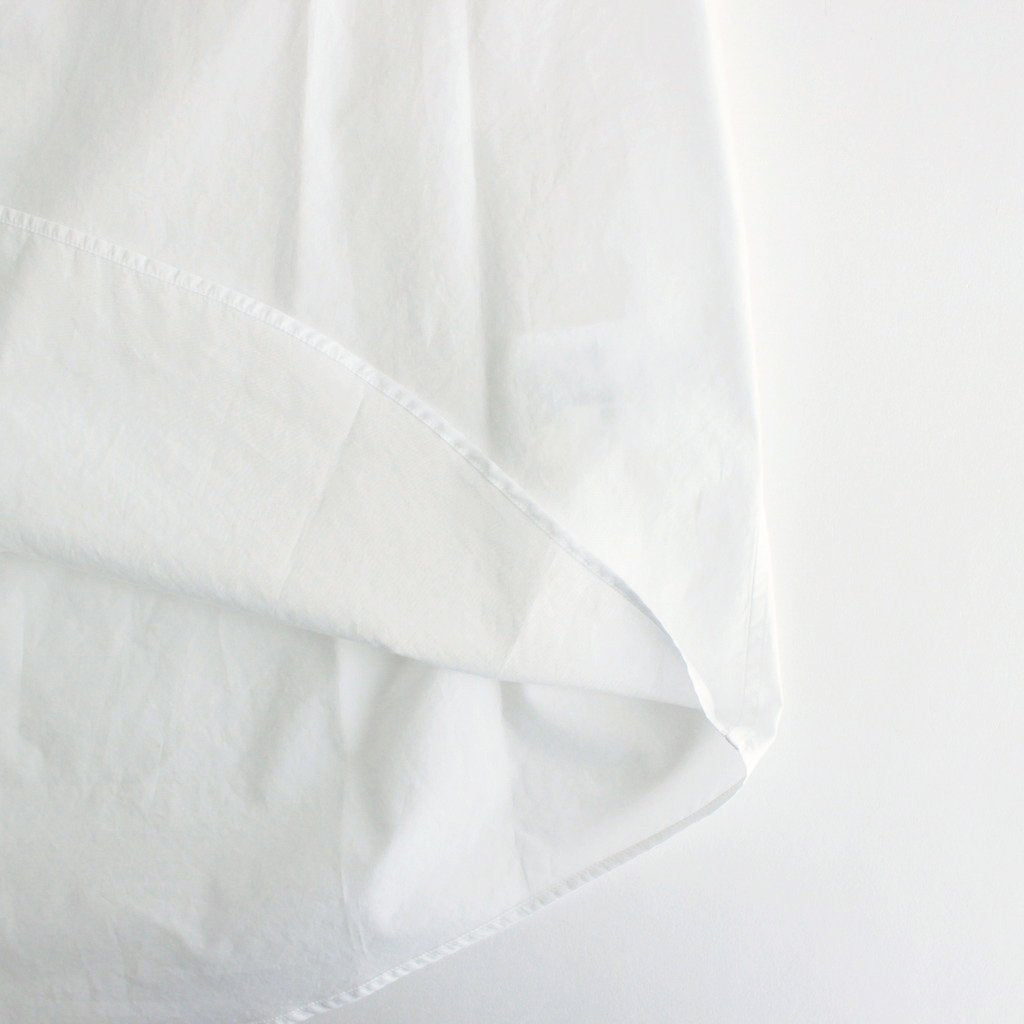 Broad L/S Oversized Regular Collar Shirt #WHITE [GM234-50001B]