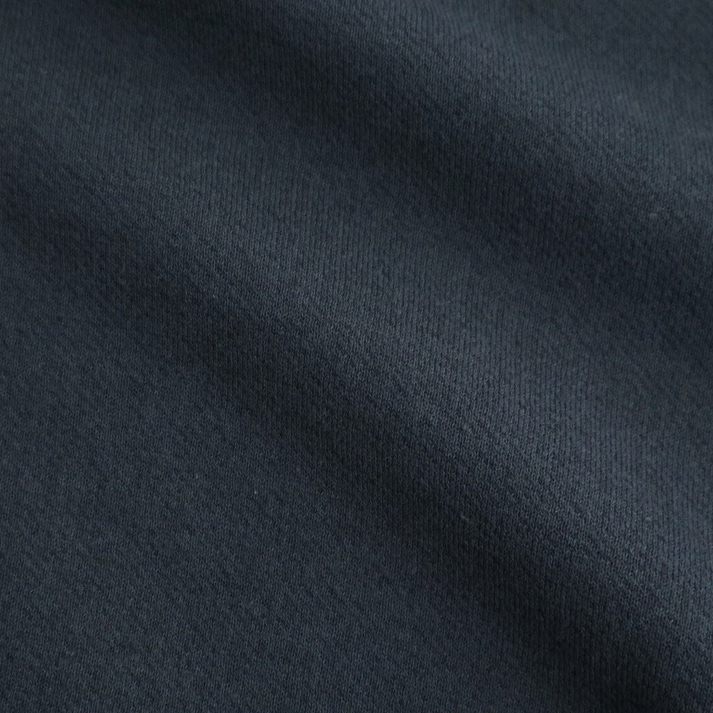 HIGH TWIST LIGHT SWEAT ZIP PARKA #INK BLACK [A26SP01MU]