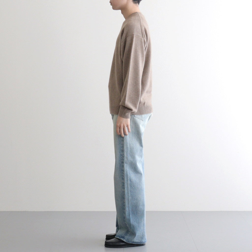 SELVEDGE FADED HEAVY DENIM PANTS #FADED INDIGO [A25AP04DH]