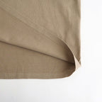 HIGH GAUGE TUSSAH SILK KNIT SKIPPER POLO #KHAKI BEIGE [A26SP02SJ]