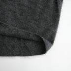 ROYAL CASHMERE FUR V NECK SWEATER #TOP GRAY [KRAGLW0910]